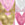 Kids Pink And Gold Glam Heart Canvas Wall Art By Lindsay Rodgers, 24 X 24, , swatch