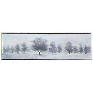 Trees at Dusk Hand Painted 74"x22" Canvas, , large