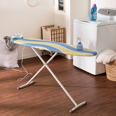 Honey-Can-Do Ironing Board with Retractable Iron Rest, , rollover