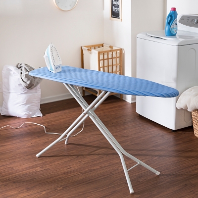 Honey-Can-Do Ironing Board with Retractable Iron Rest, , rollover