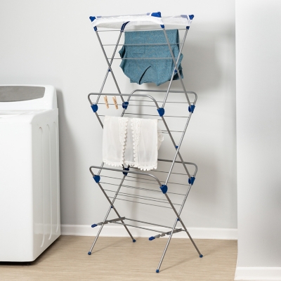 Honey-Can-Do 3 Tier Mesh Top Drying Rack, , large