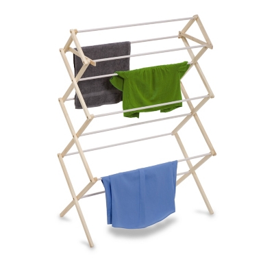 Honey-Can-Do Heavy Duty Wood Drying Rack, , rollover