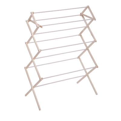 Honey-Can-Do Heavy Duty Wood Drying Rack, , large