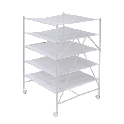 Honey-Can-Do White Metal Collapsible Clothes Drying Rack