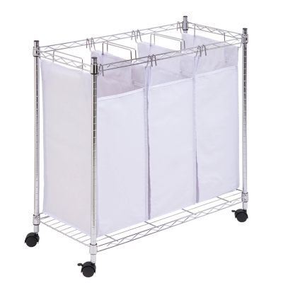 Honey-Can-Do Urban Triple Laundry Sorter, , large