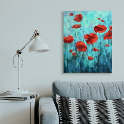 Stupell Industries Red Poppies Wall Art