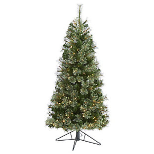 Nearly Natural 5 Ft. Cashmere Slim Artificial Christmas Tree, , large