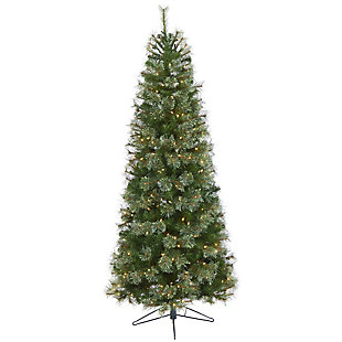 Nearly Natural 6.5 Ft. Cashmere Slim Artificial Christmas Tree, , large