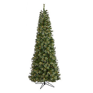 Nearly Natural 9 Ft. Cashmere Slim Artificial Christmas Tree, , large