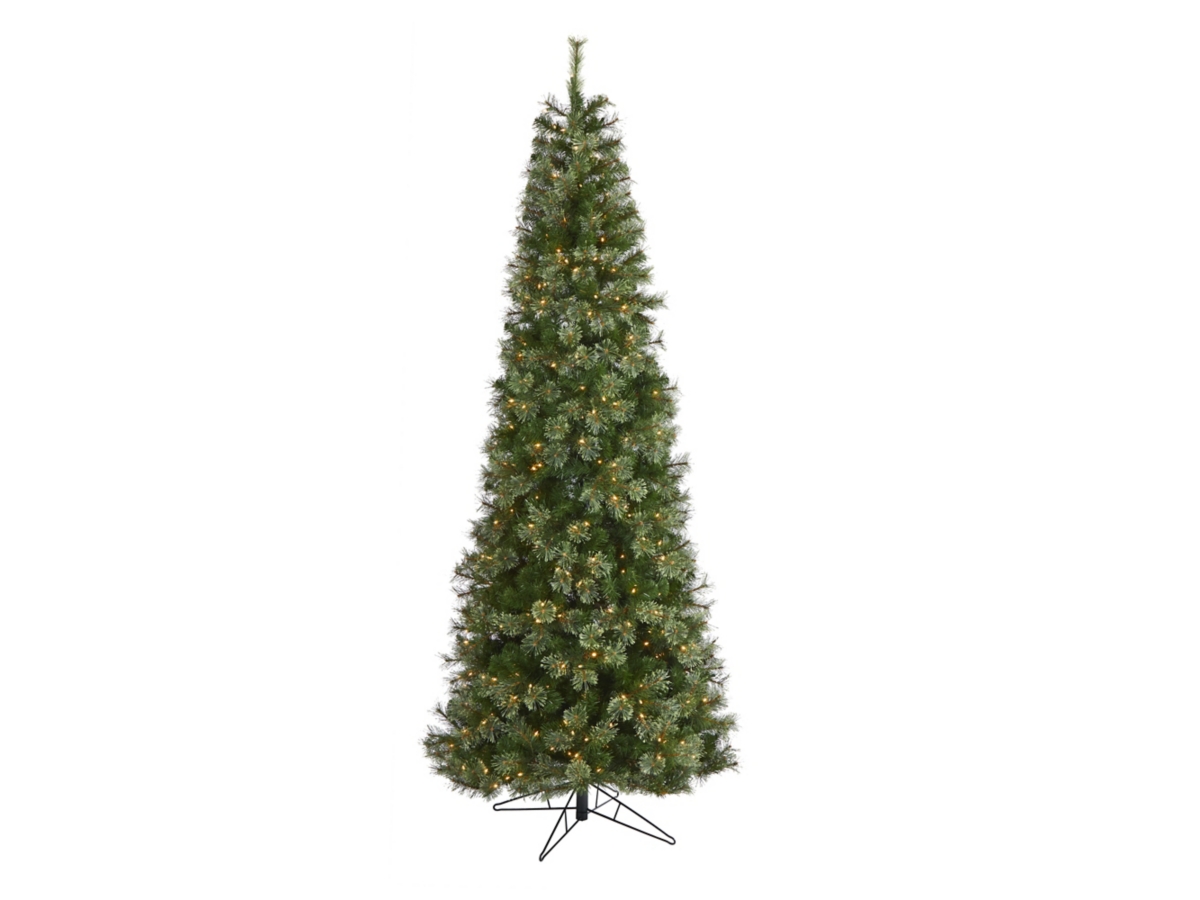 Nearly Natural 9ft. Cashmere Slim Artificial Christmas Tree Ashley