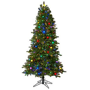 Nearly Natural 6.5 Ft. Montana Mountain Fir Artificial Christmas Tree, , large