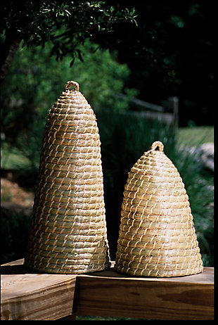 Tall Bee Skep Basket (Box of 2), , rollover