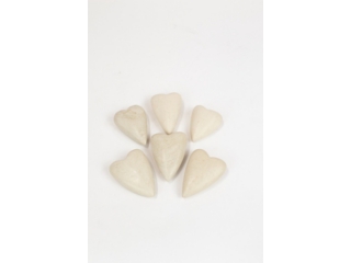 Hand Carved Stone Hearts Set