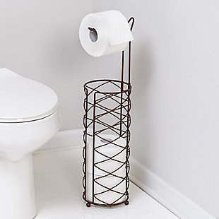 Honey-Can-Do Freestanding Toilet Paper Holder, , rollover