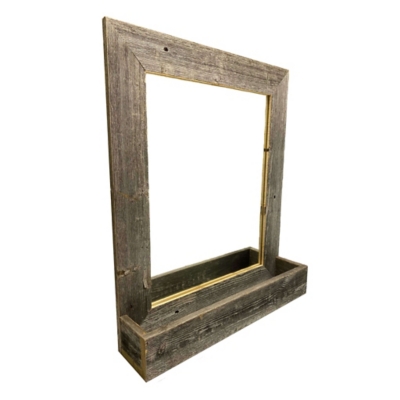 4x4 Rustic Reclaimed Barn Wood Signature Wall Frame - Rustic Decor