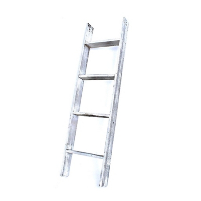 Rustic white blanket discount ladder