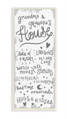 Download Grandparents House Family Home 7x17 Wall Plaque Ashley Furniture Homestore