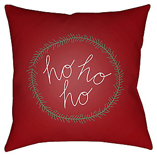 Welcome ho, ho, home to easy-breezy holiday style. Simply elegant yet wondery durable, this indoor-outdoor accent pillow makes a fresh seasonal statement wherever you see fit.Polyester cover | Polyester fill | Safe for outdoor use | Antimicrobial; made for indoor/outdoor use | Made in u.s.a. | Spot clean