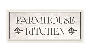 Farmhouse Kitchen Typography 7x17 Wall Plaque, , large