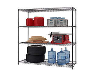TRINITY PRO 4-Tier 72x30x72 Wire Shelving, , large