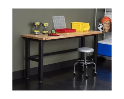 A600018424 TRINITY Wood Top Work Table, Black sku A600018424