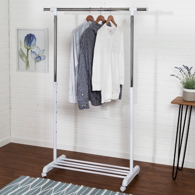 Honey-Can-Do Adjustable Garment Rack, , rollover