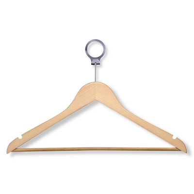 16-Pack Cherry Wood Clamp Pant Hangers | Honey-Can-Do