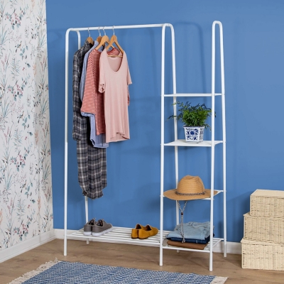 Honey-Can-Do Free Standing Closet with Shelves, , rollover