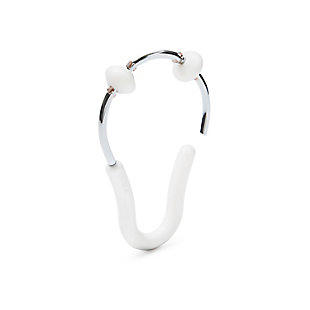 Umbra Flex Single Shower Ring Bundle 2 Packs of 12, White/Chrome, large