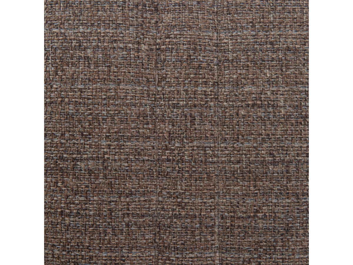 Milltown Large Bench in Mink Brown Tweed Fabric, Dark Brown/Beige, large