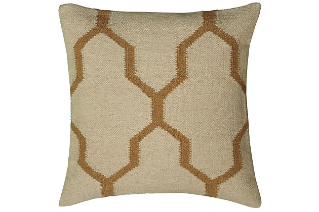 Rizzy Home’s decorative accent pillows are the easiest way to create your dream home. You will find everything from glamorous embroidered detailing to southwestern inspired havens that will add a global charm to your home. All a while seamlessly layering with other colors and prints. Rizzy Home’s one of a kind pillows are sure to change your ordinary space into your extraordinary home.Woven moroccan pattern | Decorative pillow with removable cover for easy cleaning | Dry cleaning recommended for removable cover | Unique accent piece