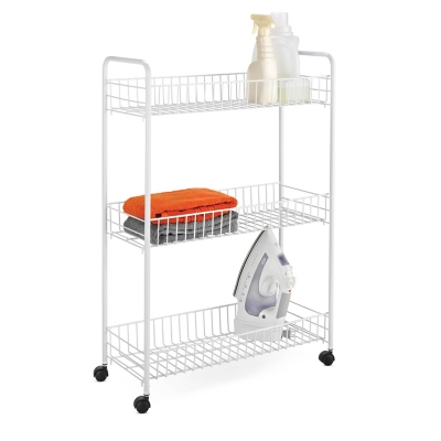 Honey-Can-Do Three Tier Rolling Household Cart, , large