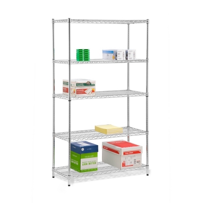 Honey-Can-Do Five Tier Adjustable Shelving Unit, , large