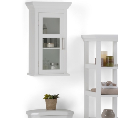 Simpli Home Avington Single Door Wall Cabinet, , large