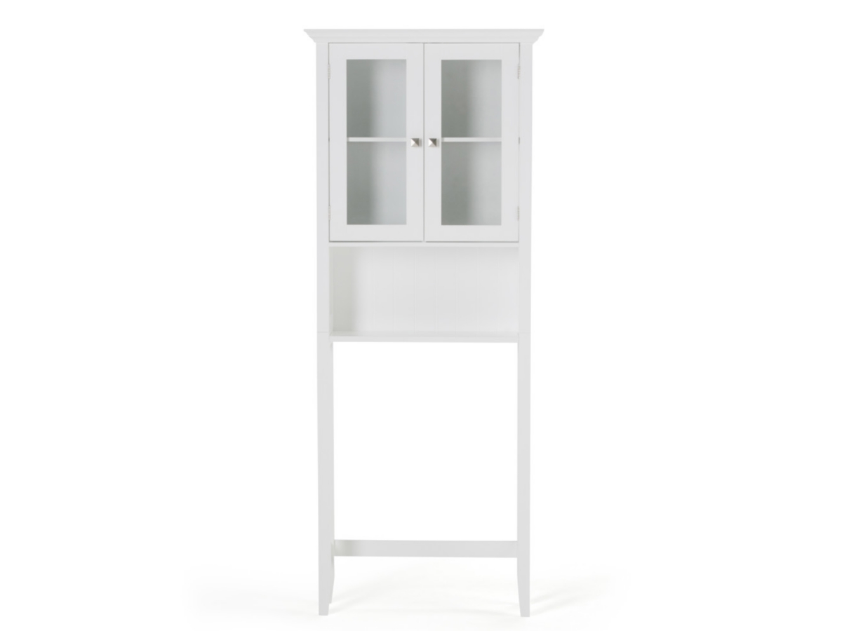 Simpli Home Acadian Over The Toilet Space Saver Bath Cabinet, , large