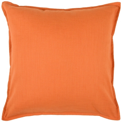 Rizzy Home 20"X20" Poly Filled Pillow, Orange, large