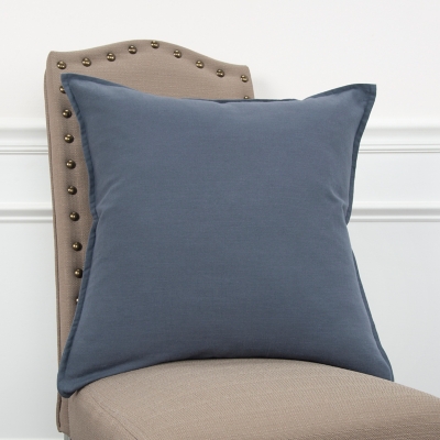 Home Accents Solid Throw Pillow, Blue, large