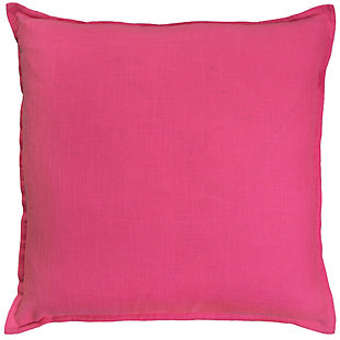 Rizzy Home 20"X20" Poly Filled Pillow, Hot Pink, rollover