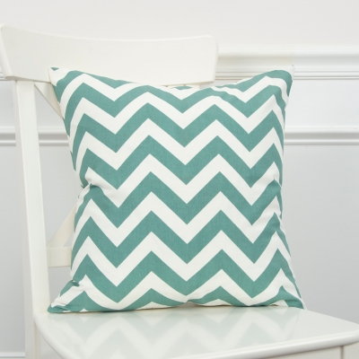 Home Accents Chevron Throw Pillow, Teal, large