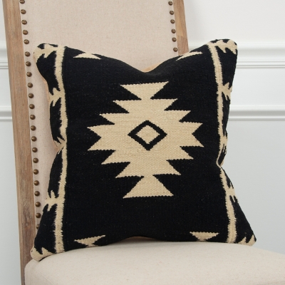 A600019331 Home Accents Southwestern Stripe Throw Pillow, Bla sku A600019331