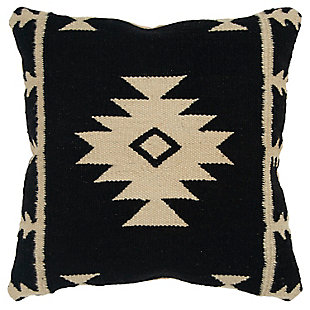 Home Accents Southwestern Stripe Throw Pillow, Black, large