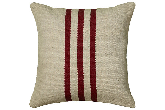 Rizzy Home’s decorative accent pillows are the easiest way to create your dream home. You will find everything from glamorous embroidered detailing to southwestern inspired havens that will add a global charm to your home. All a while seamlessly layering with other colors and prints. Rizzy Home’s one of a kind pillows are sure to change your ordinary space into your extraordinary home.100% wool | Decorative pillow with removable cover for easy cleaning | Dry cleaning recommended for removable cover | Unique accent piece | Durable for lifestyle use | Neutral | Polyfill | Imported
