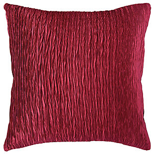 Home Accents Maroon Solid Throw Pillow, , large