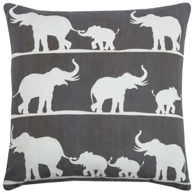 Home Accents Elephants Throw Pillow, , large