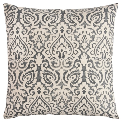 Home Accents Damask Throw Pillow, Light Gray