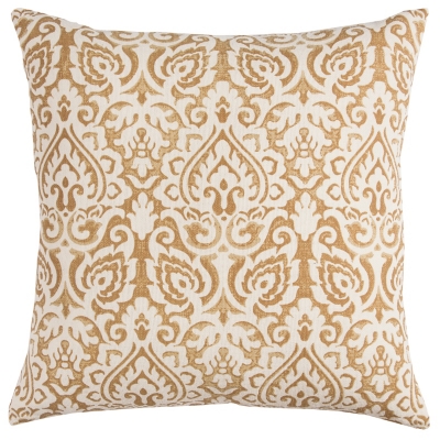 Home Accents Damask Throw Pillow, Gold