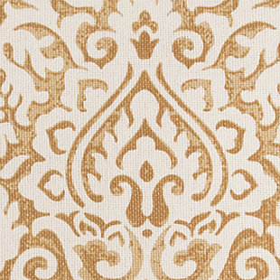 Home Accents Damask Throw Pillow, Gold, large