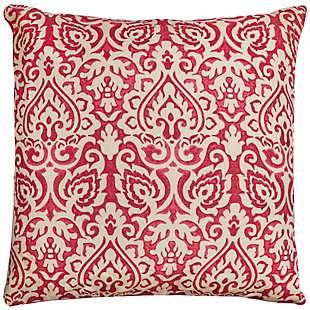 Home Accents Throw Pillow, Burgundy, rollover