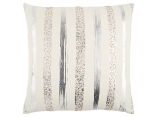 Home Accents Metallic Stripe Throw Pillow