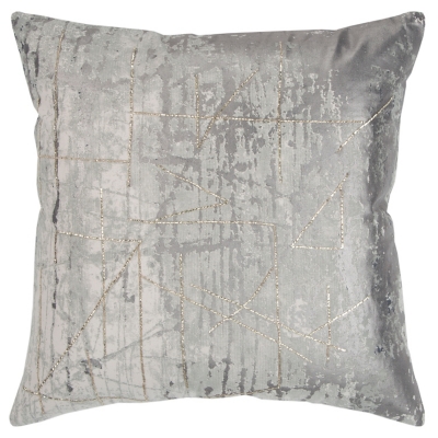 Home Accents Serenity Abstract Throw Pillow, Gray